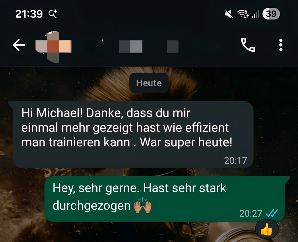 WhatsApp Kundenfeedback – anonymisiert 8