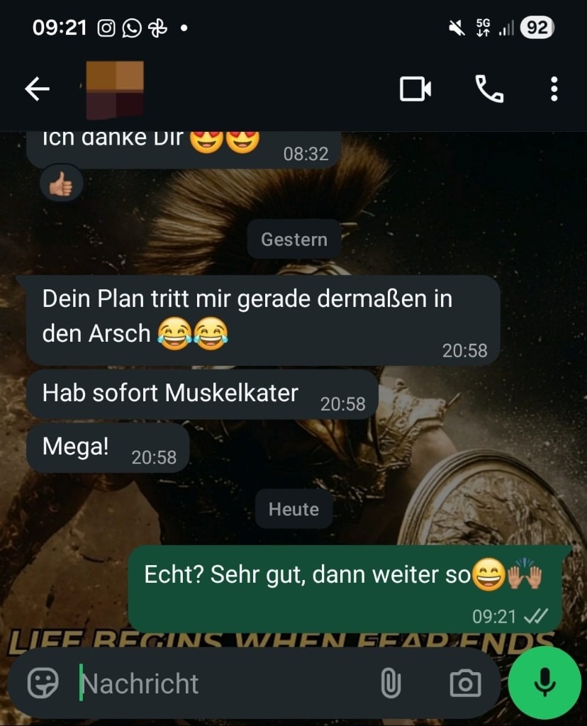 WhatsApp Kundenfeedback – anonymisiert 10
