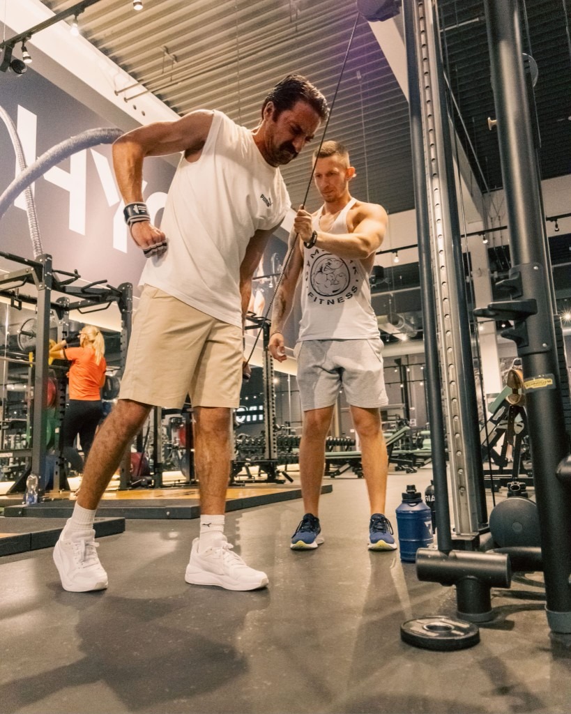 Michael Krause beim Cable Training